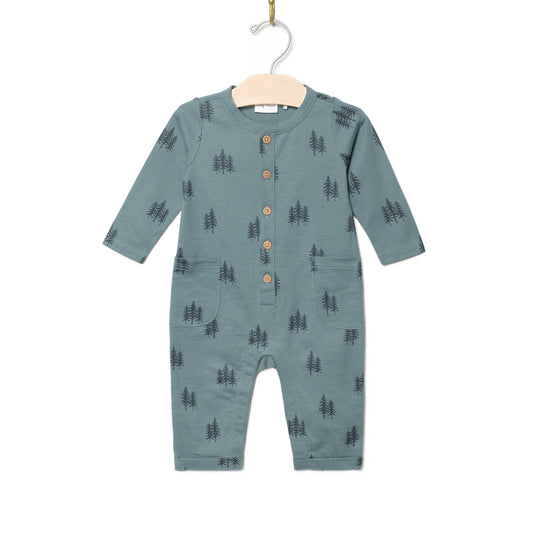 Pocket Romper - Twilight Forest by City Mouse