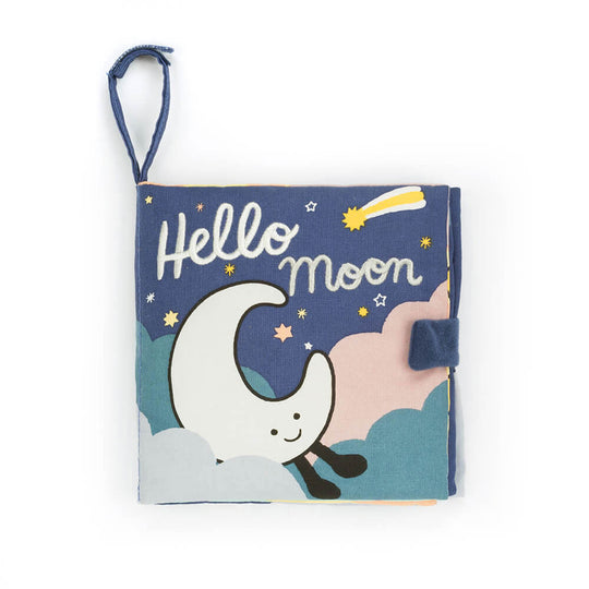 Hello Moon Organic Fabric Book by Jellycat