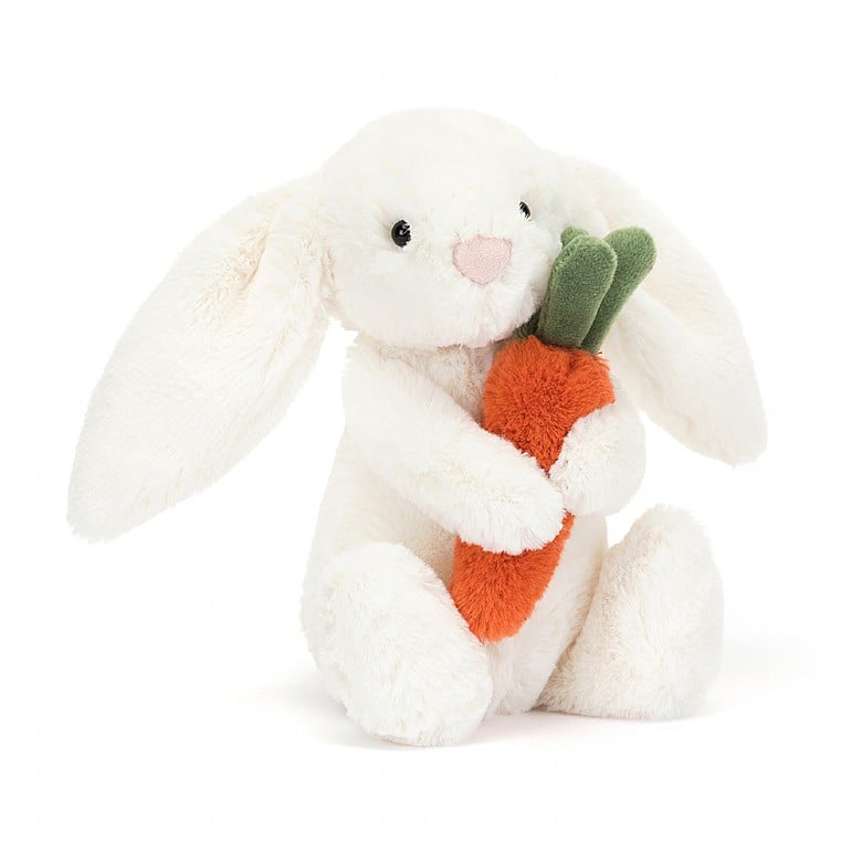 Bashful Carrot Bunny - Little 7 Inch by Jellycat