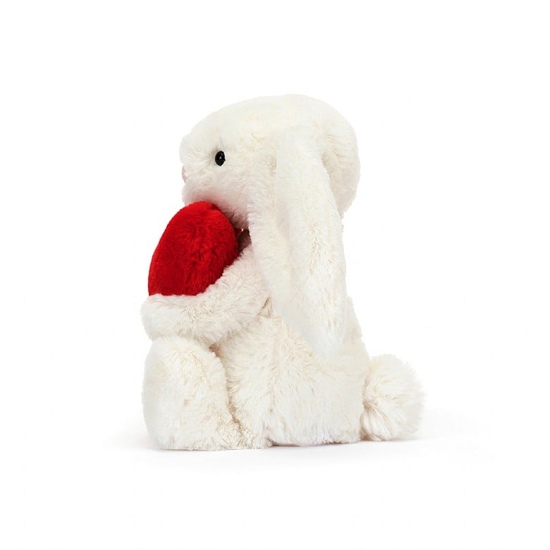 Bashful Red Love Heart Bunny - Little 7 Inch by Jellycat