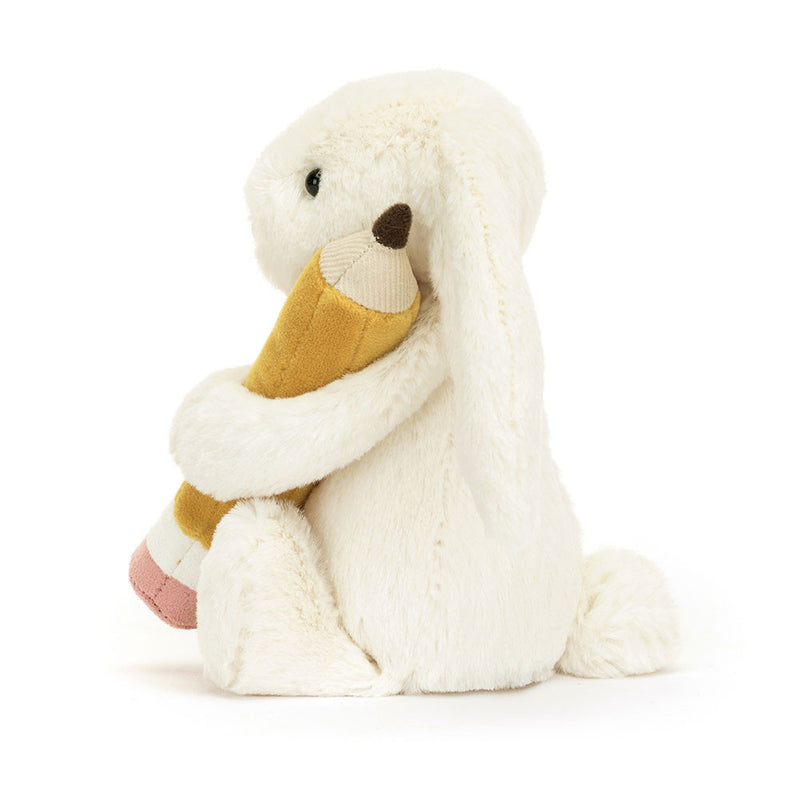 Bashful Bunny with Pencil - 7 Inch by Jellycat