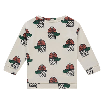 Baby Basketball Hoop Sweatshirt - Creme by Babyface