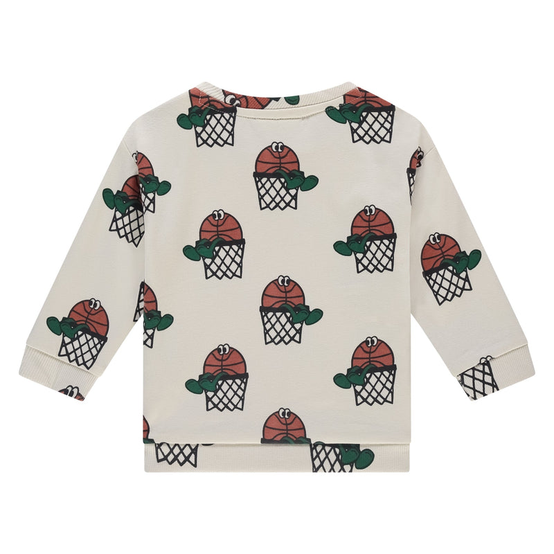 Baby Basketball Hoop Sweatshirt - Creme by Babyface