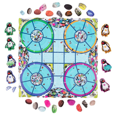 Penguins Rock Board Game by Eeboo