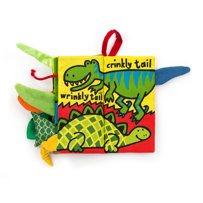 Dino Tails - Crinkly Fabric Book by Jellycat