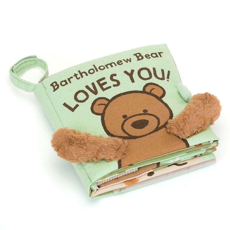 Bartholomew Bear Loves You Fabric Book by Jellycat