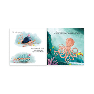 Odell the Fearless Octopus Book by Jellycat