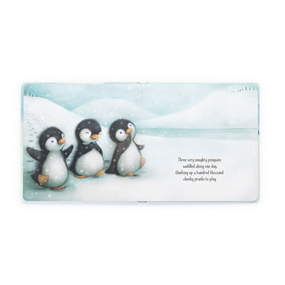 The Naughty Penguins Book by Jellycat