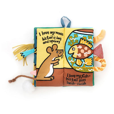 Pet Tails - Crinkly Fabric Book by Jellycat