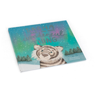 Children's book titled 'Sacha and the most wonderful thing' with a tiger illustration on a snowy background.