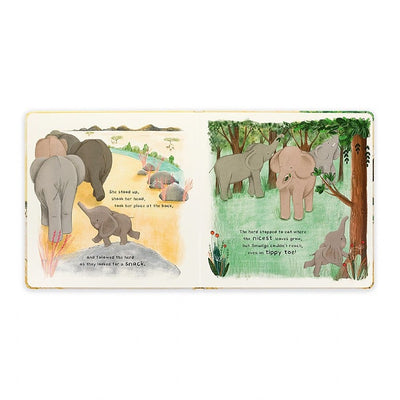 Smudge the Littlest Elephant Book by Jellycat