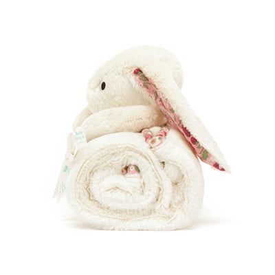 Blossom Cream Bunny 'Berry' Blankie by Jellycat
