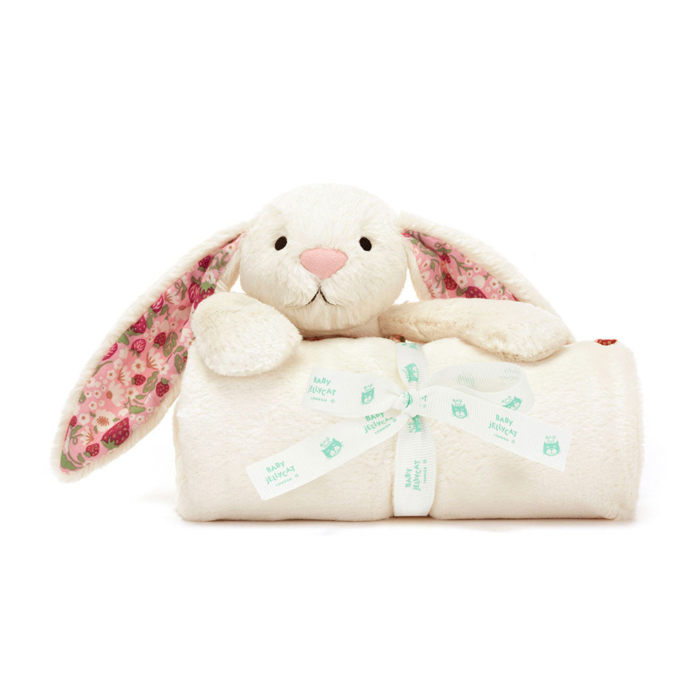 Blossom Cream Bunny 'Berry' Blankie by Jellycat – Pacifier Kids