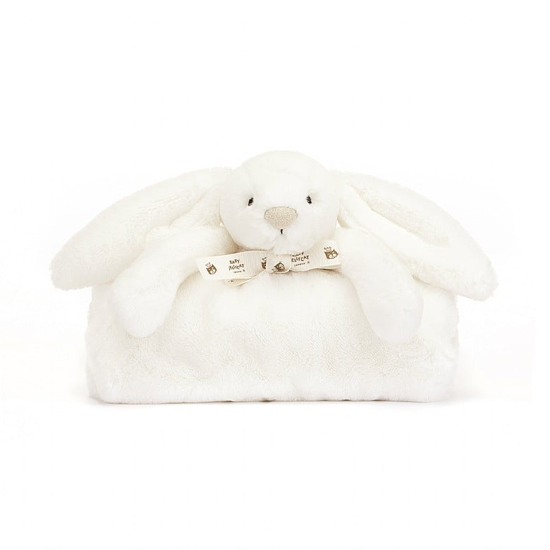 Bashful Luxe Bunny Luna Blankie in Gift Box by Jellycat