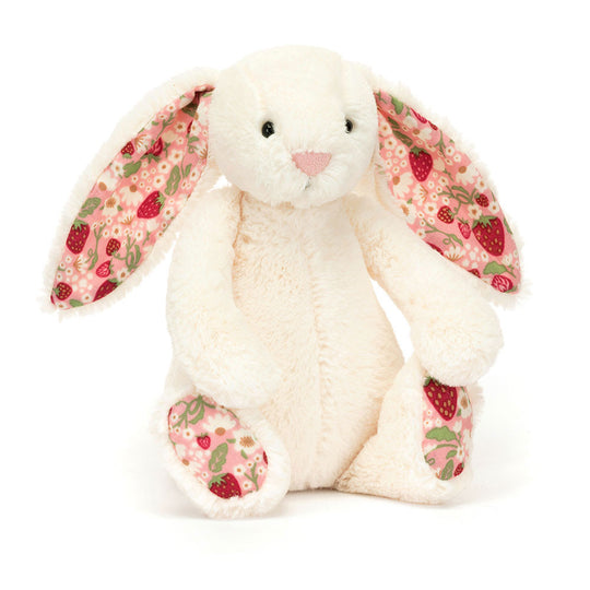 Blossom Cream Bunny 'Berry' - Little by Jellycat