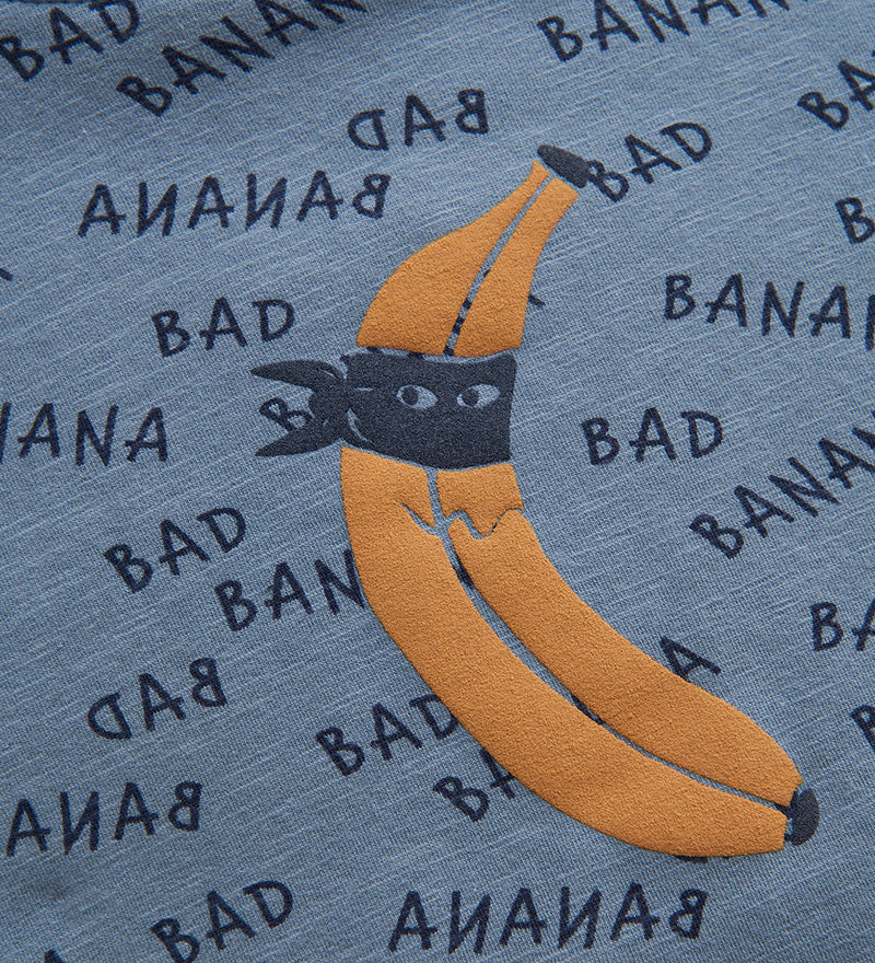 Bad Banana Sweatshirt - Blue by Minymo