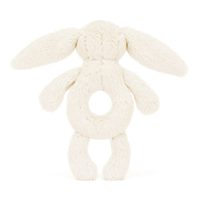 Bashful Cream Bunny Ring Rattle by Jellycat
