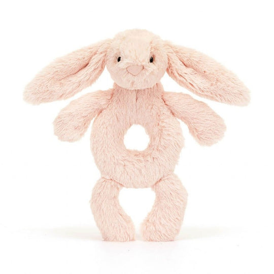 Bashful Blush Bunny Ring Rattle by Jellycat