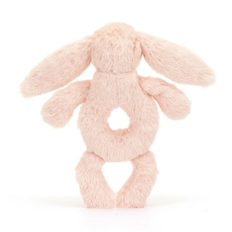 Bashful Blush Bunny Ring Rattle - 8 Inch by Jellycat