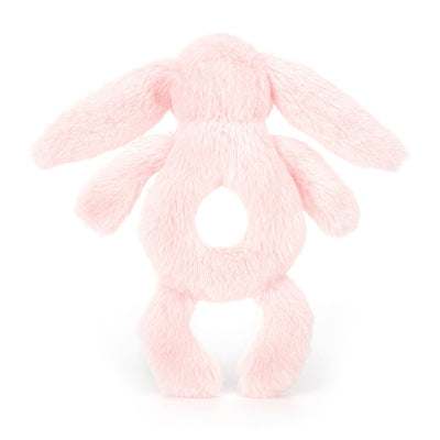 Bashful Pink Bunny Ring Rattle - 8 Inch by Jellycat