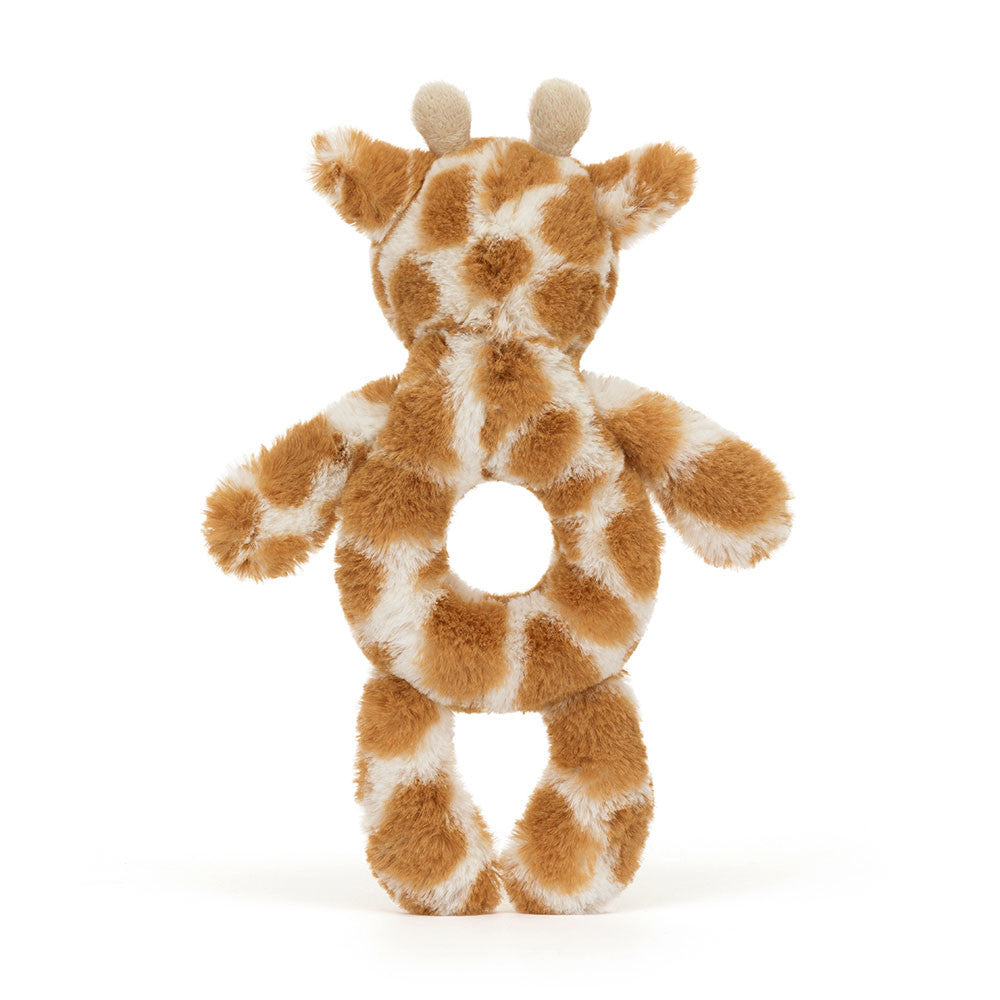 Bashful Giraffe Ring Rattle by Jellycat – Pacifier Kids Boutique