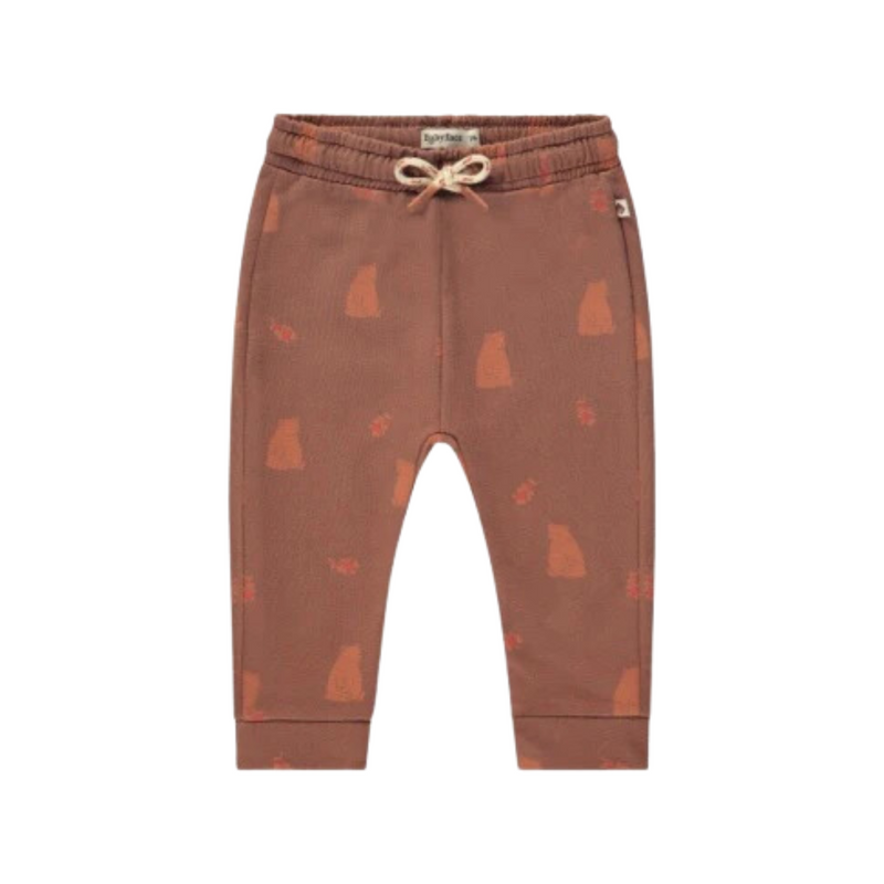 Baby Bear Print Sweatpants - Wood by Babyface