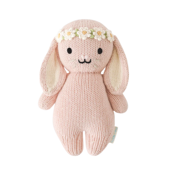 Baby Bunny - Rose with Ivory Floral by Cuddle + Kind