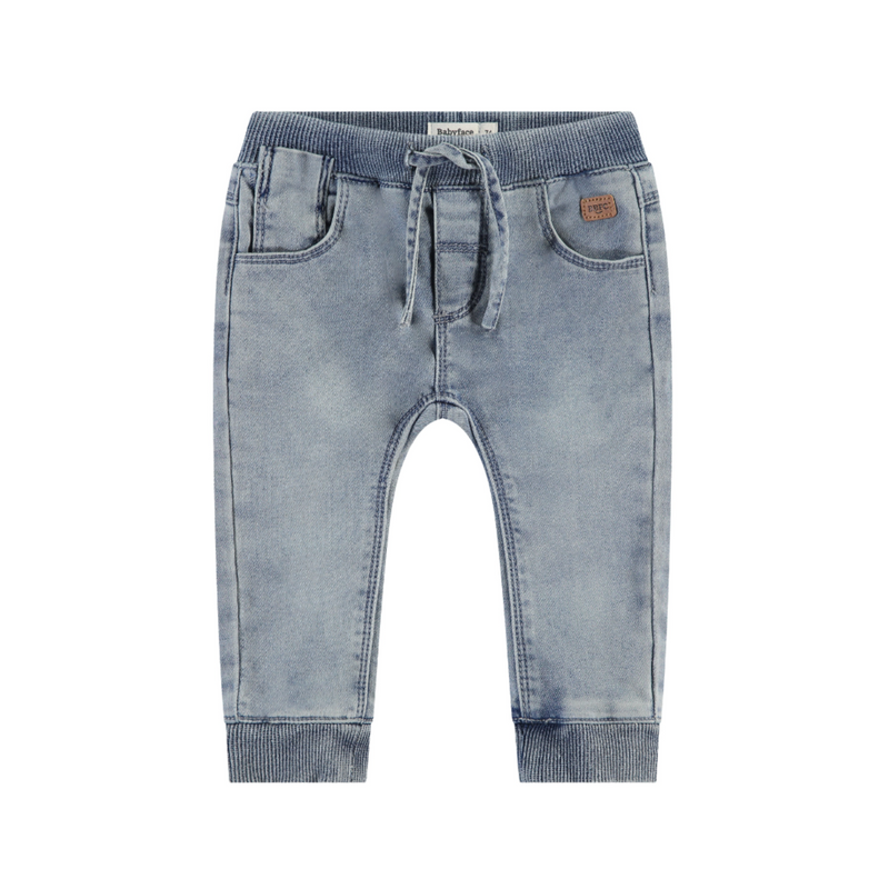 Baby Jogg Denim Pants - Medium Blue by Babyface