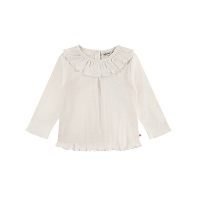 Baby Ruffle Collar Long Sleeve - Cream by Babyface