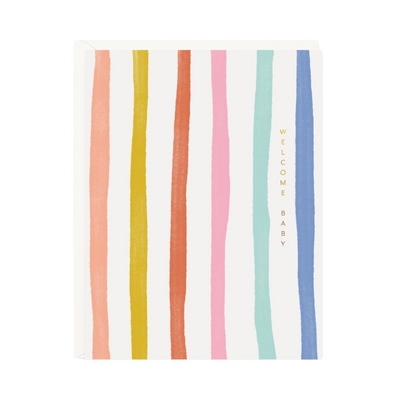 Baby Stripes Card by Ramona & Ruth