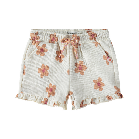 Baby Sweat Shorts - Creme Floral by Babyface - FINAL SALE