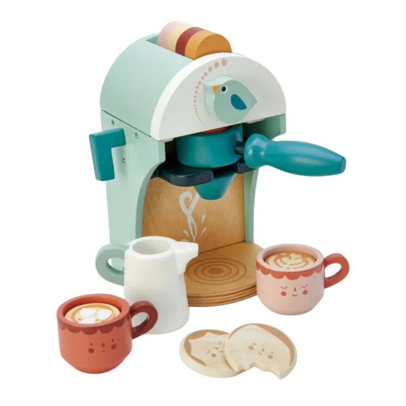 Babyccino Maker Wooden Toy Set by Tender Leaf Toys