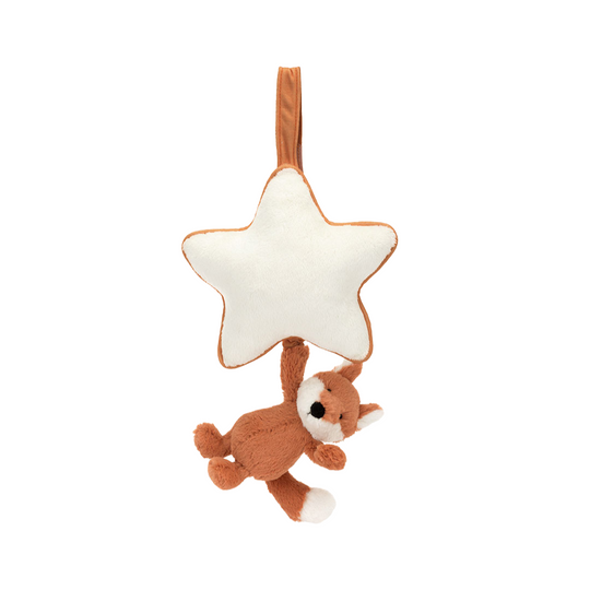 Bashful Fox Cub Musical Pull by Jellycat