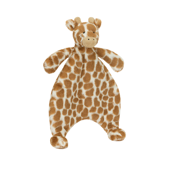 Bashful Giraffe Comforter - 11x7 Inch by Jellycat