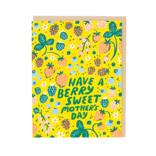 Berry Mother's Day Card by Egg Press