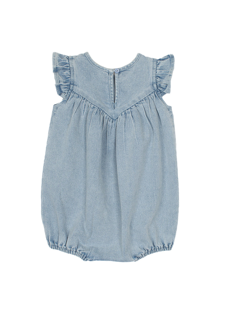 Sunset Fields Romper - Blue Denim by Mabel + Honey