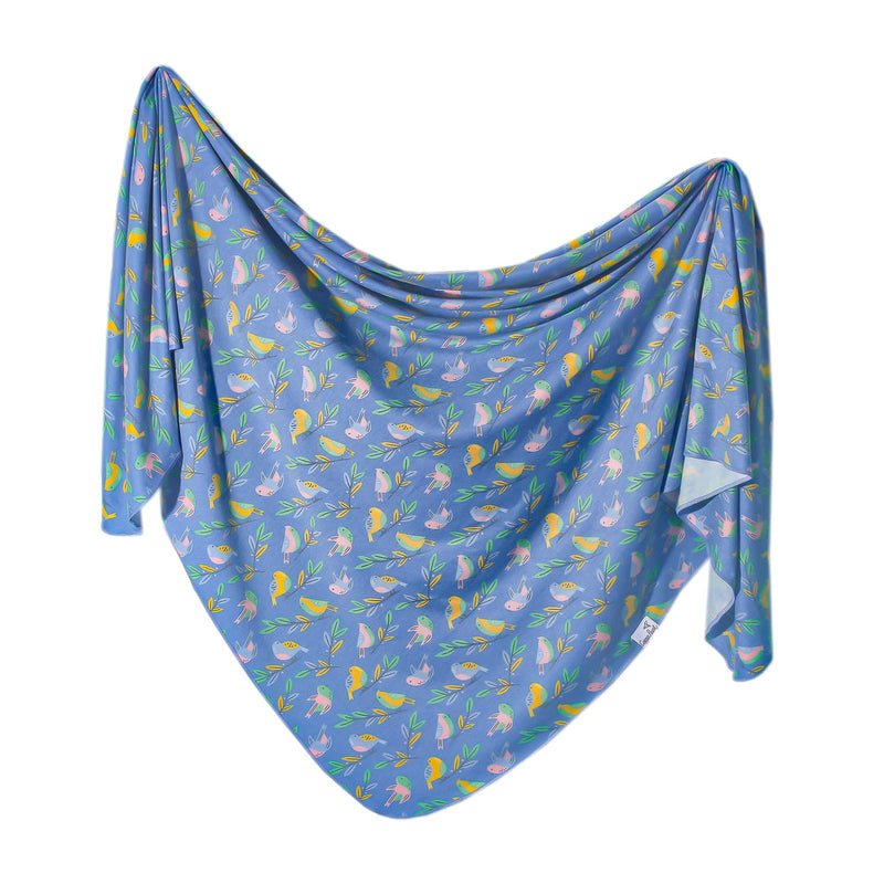 Knit Swaddle Blanket - Birdie by Copper Pearl