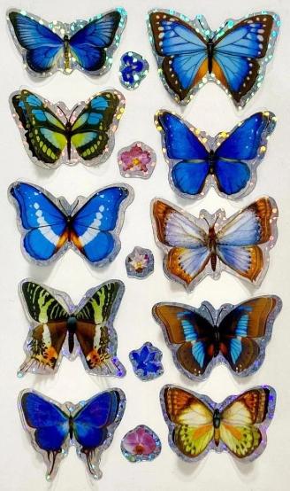 3D Butterfly Stickers by Insect Lore
