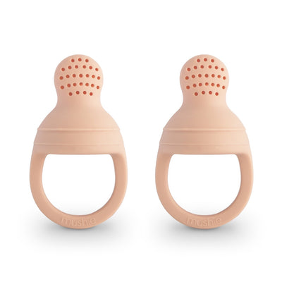Silicone Fresh Feeder 2 Pack - Blush by Mushie & Co