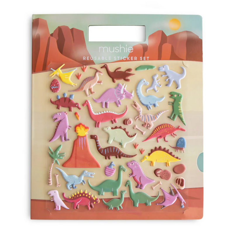 Reusable Sticker Set - Dino by Mushie & Co