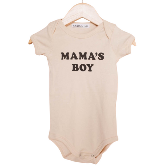 Mama's Boy Onesie - Natural by The Bee & The Fox