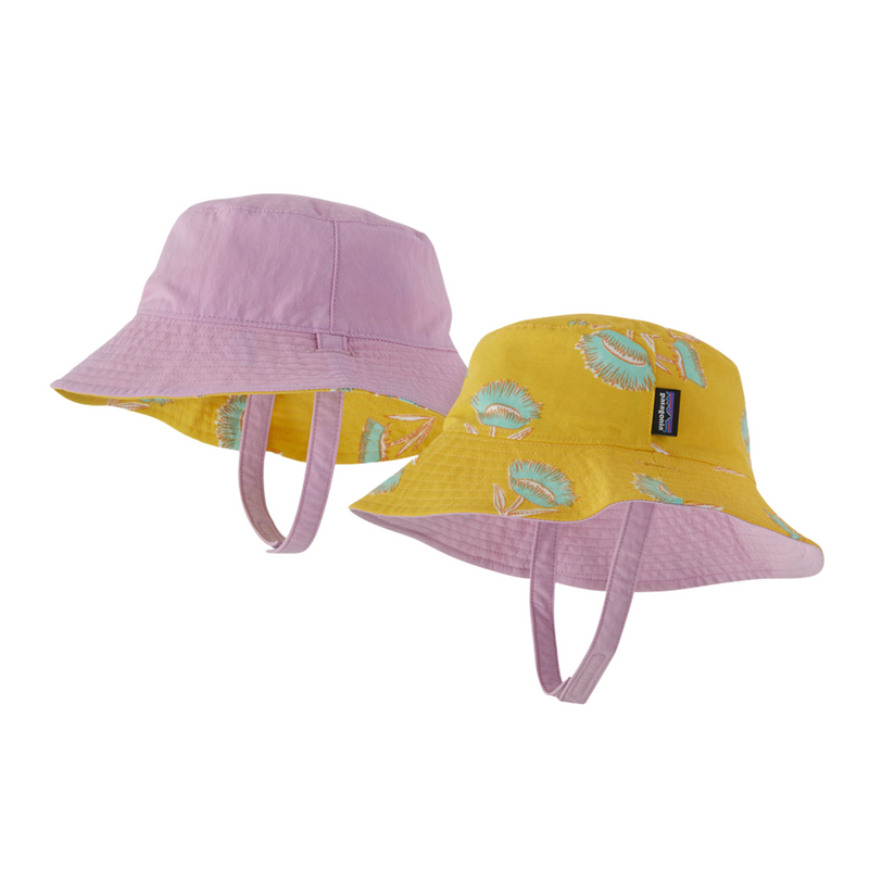 Baby Sun Bucket Hat - Summer Plant: Shine Yellow by Patagonia