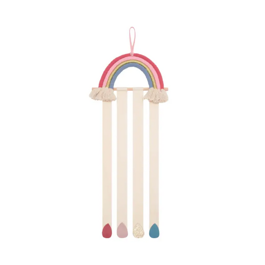 Bright Rainbow Drops Hair Clip Hanger by Rockahula Kids