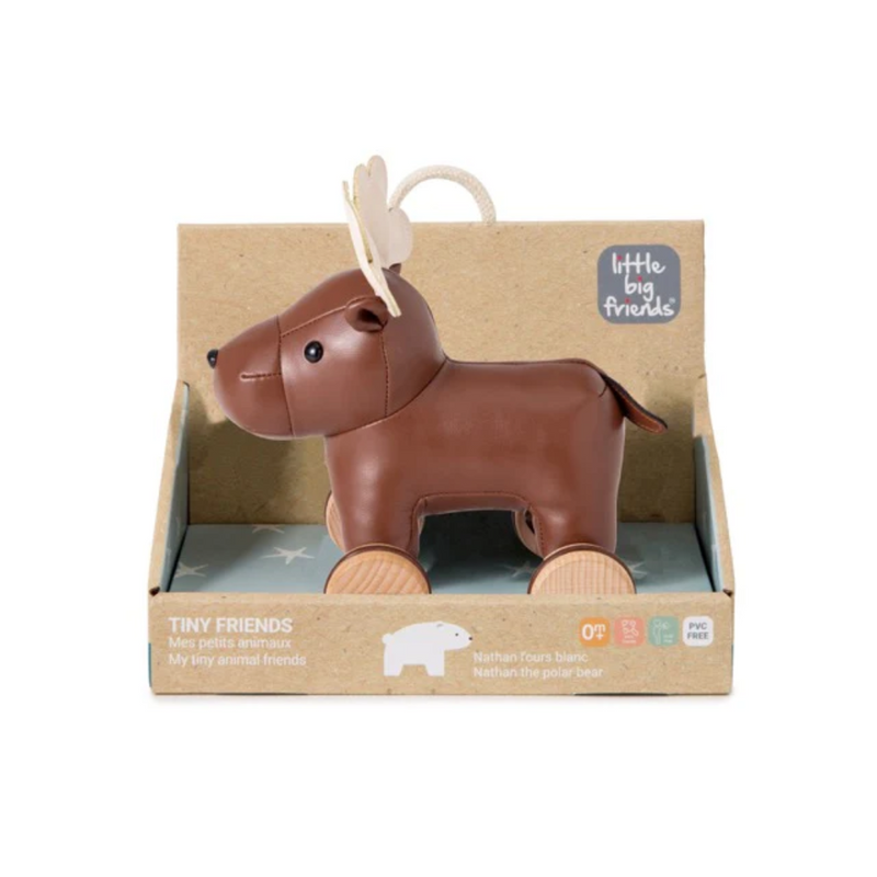 Pull Along Friends - Bruce the Moose by Little Big Friends