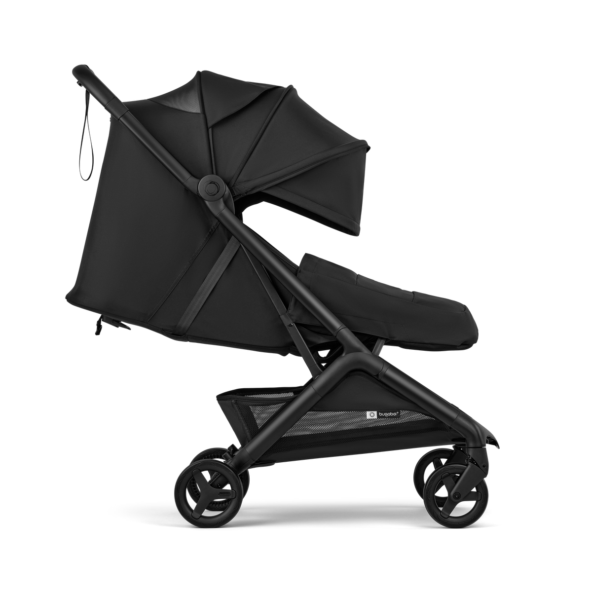 black Bugaboo Butterfly 2 ultra-compact travel stroller