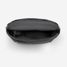 Black bag on a white background