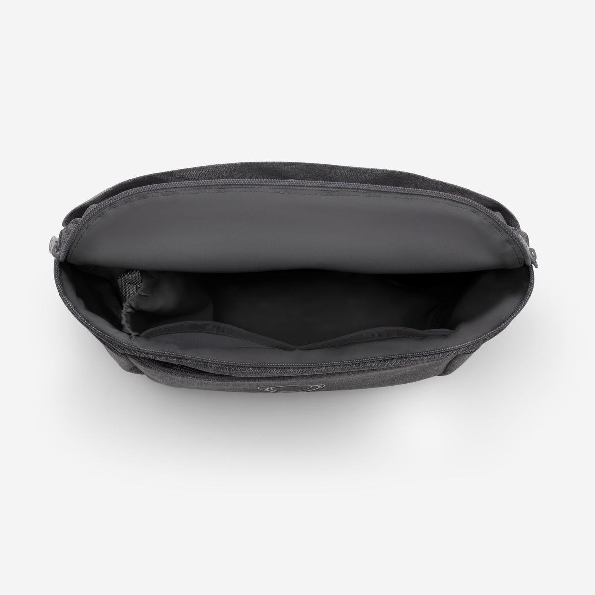 Black bag on a white background
