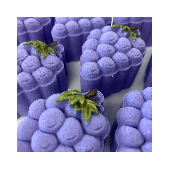 Bunch of Grapes Mini Bath Bomb by Poppy & Thyme