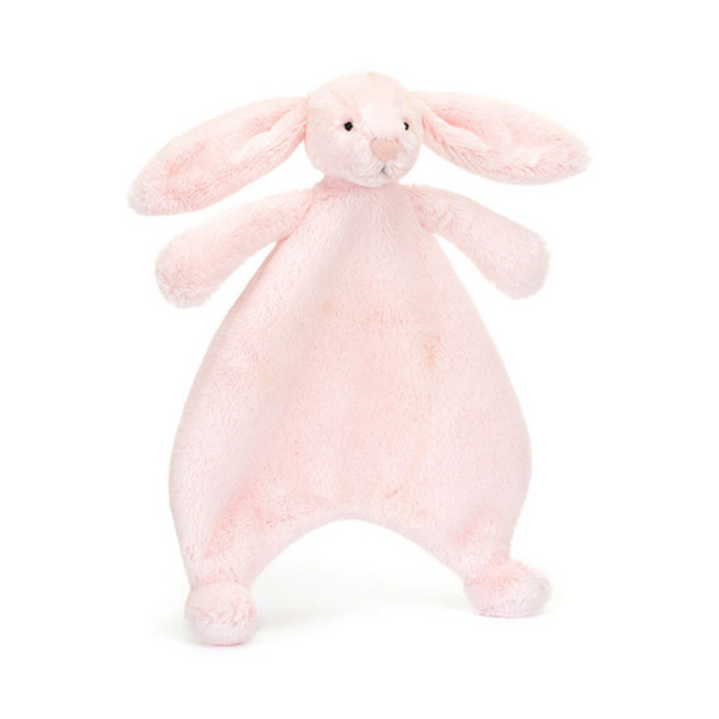 Bashful Pink Bunny Comforter - 11x7 Inch by Jellycat