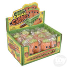 Box of Squish Stretch Carrots sensory toys with packaging design.